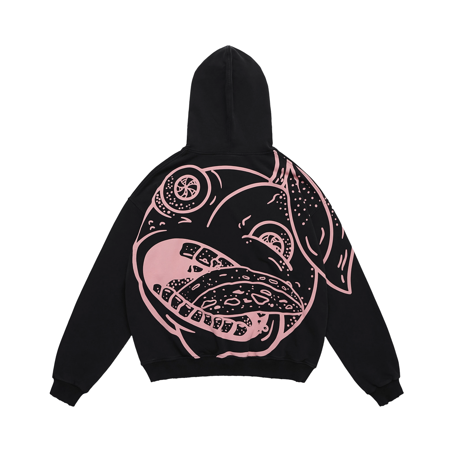 Oversized Peach Hoodie